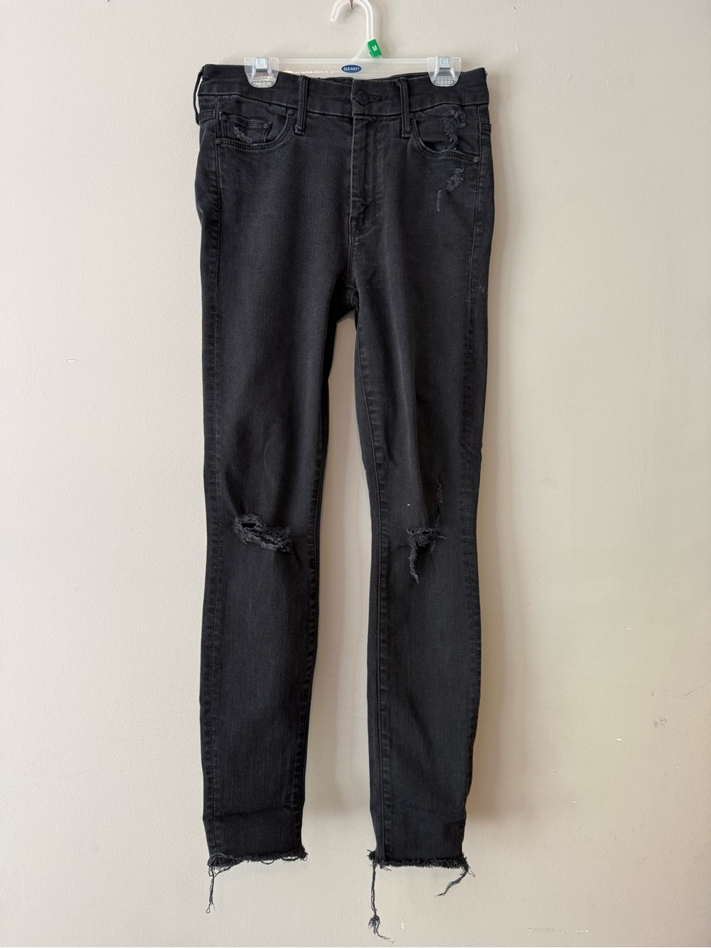 Mother Looker Ankle Fray Denim Jeans Size 25